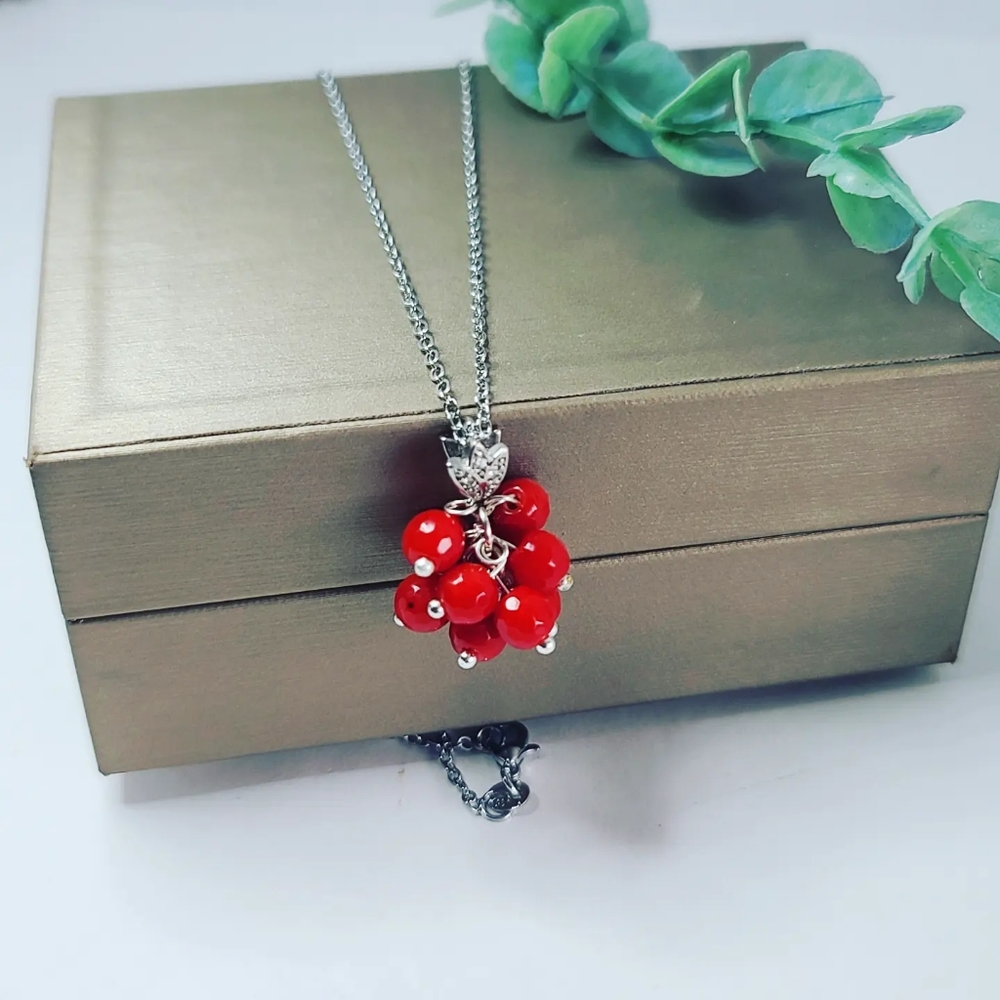 Red Coral pendant